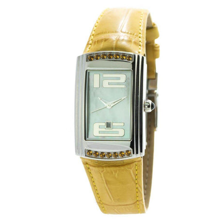 Chronotech Yellow Leather Watch - Hilstor