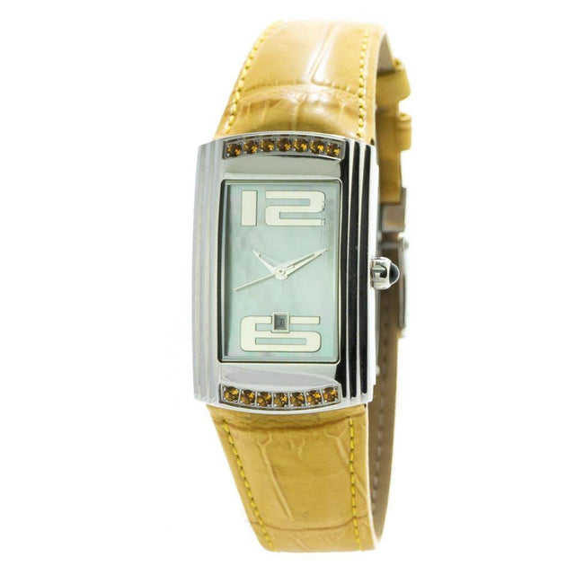 Chronotech Yellow Leather Watch - Hilstor