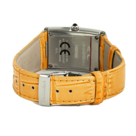 Chronotech Orange Leather Watch - Hilstor