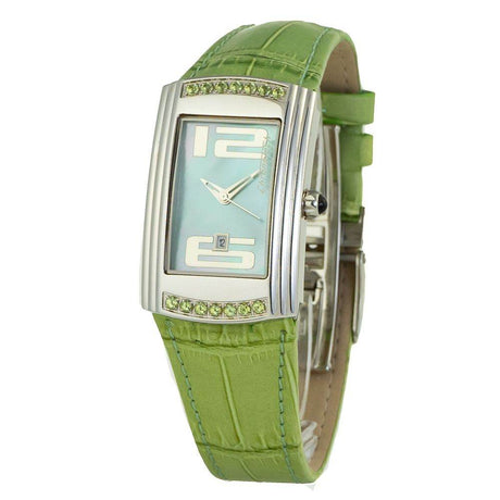 Chronotech Green Leather Watch - Hilstor