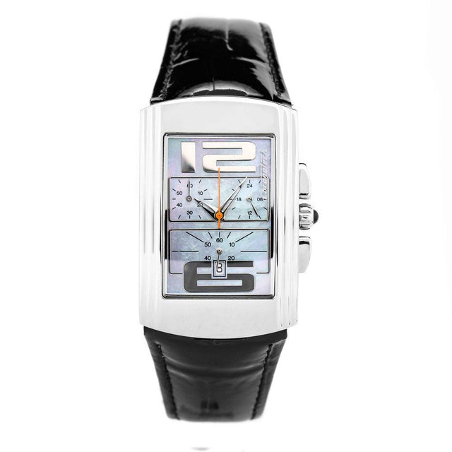 Chronotech Black Leather Watch - Hilstor