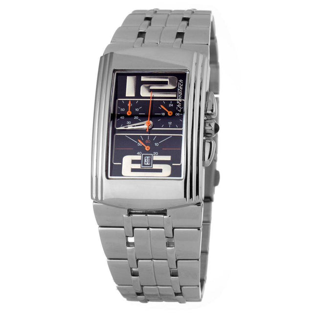Chronotech Silver Stainless Steel Watch - Hilstor