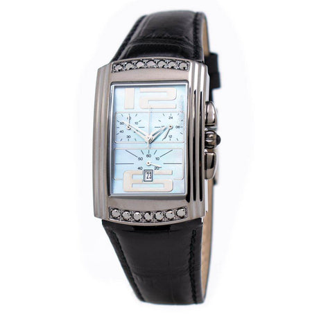 Chronotech Black Leather Watch - Hilstor