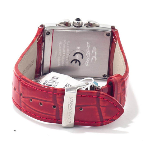 Chronotech Red Leather Watch - Hilstor
