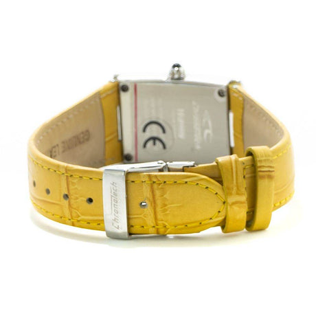 Chronotech Yellow Leather Watch - Hilstor