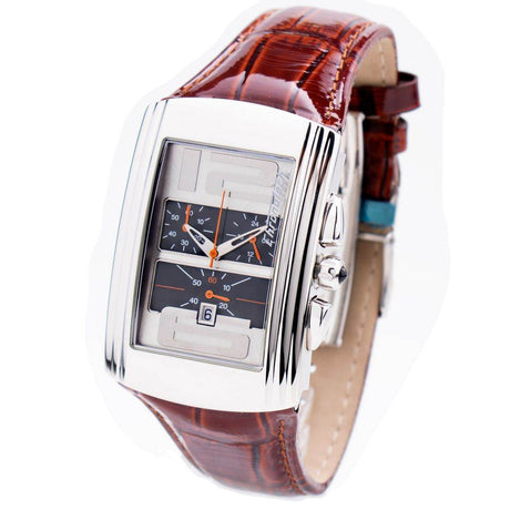 Chronotech Brown Leather Watch - Hilstor