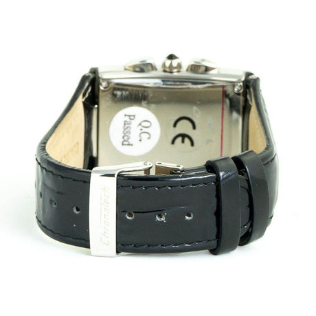 Chronotech Black Leather Watch - Hilstor