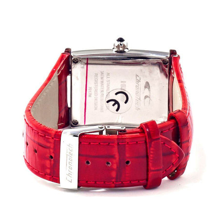 Chronotech Red Leather Watch - Hilstor