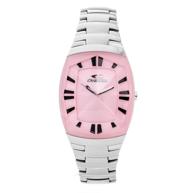 Chronotech Silver Stainless Steel Watch - Hilstor