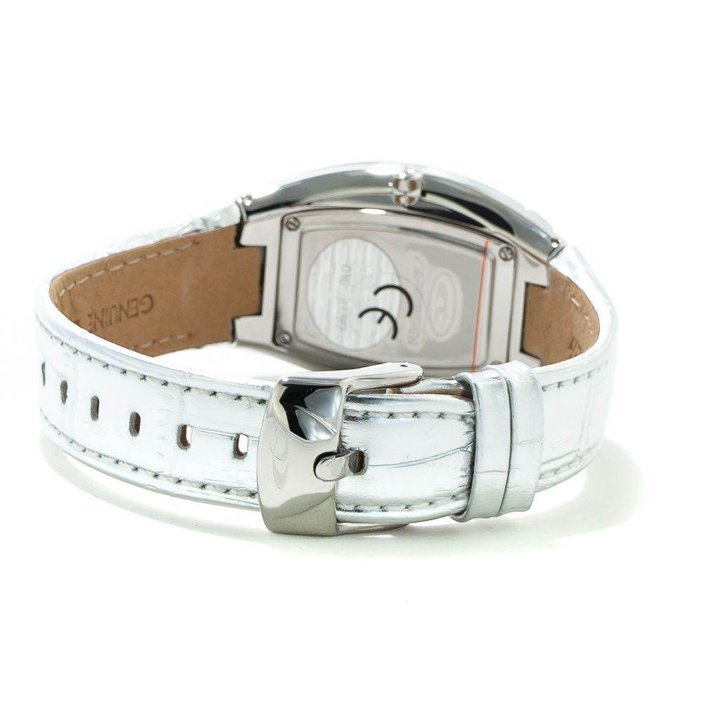Chronotech Silver Leather Watch - Hilstor