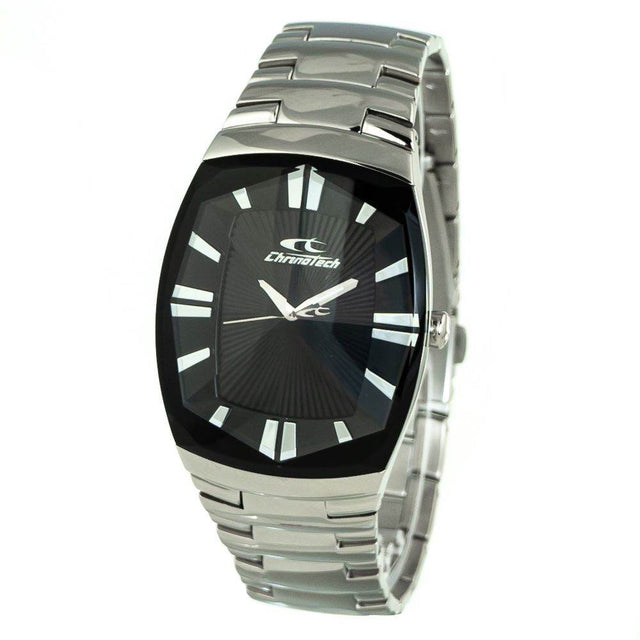Chronotech Silver Stainless Steel Watch - Hilstor
