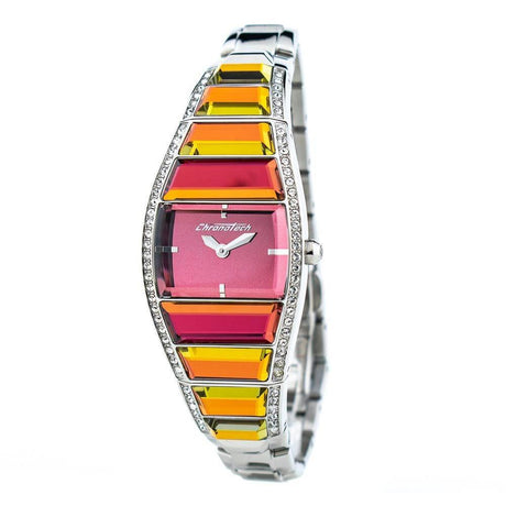 Chronotech Silver Steel Watch - Hilstor