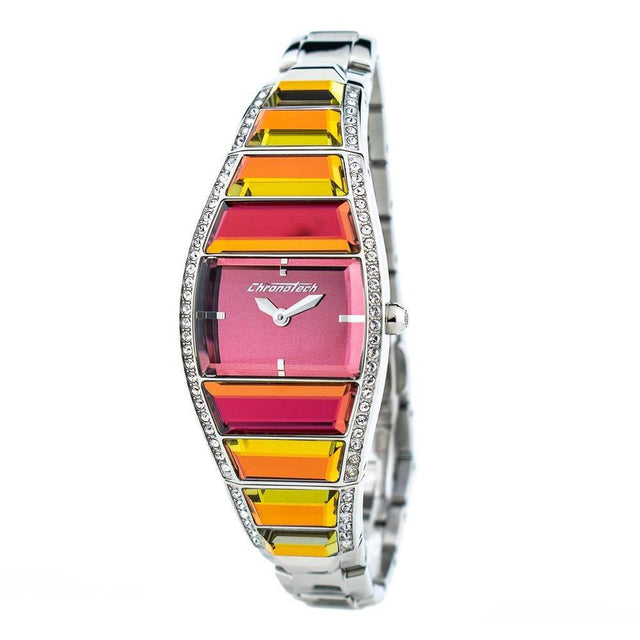 Chronotech Silver Steel Watch - Hilstor