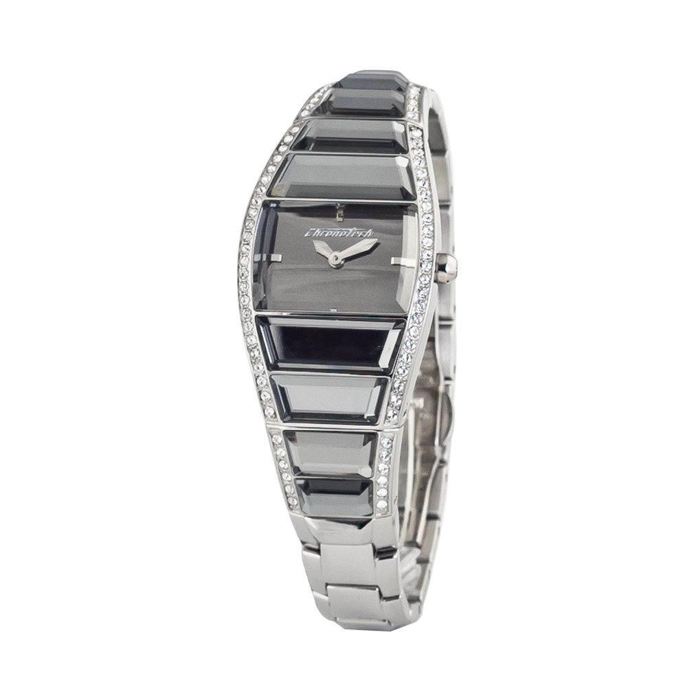 Chronotech Silver Stainless Steel Watch - Hilstor