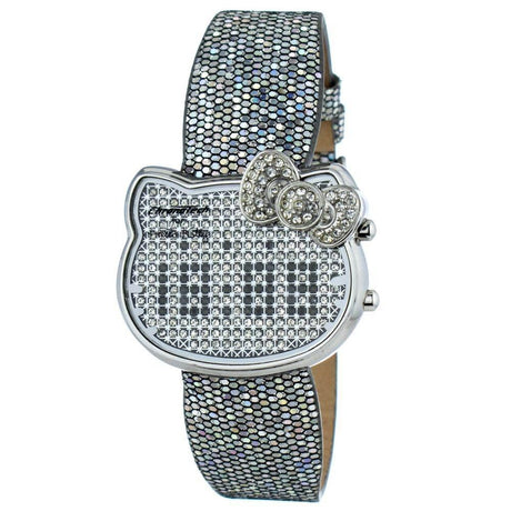 Chronotech Silver Leather Watch - Hilstor