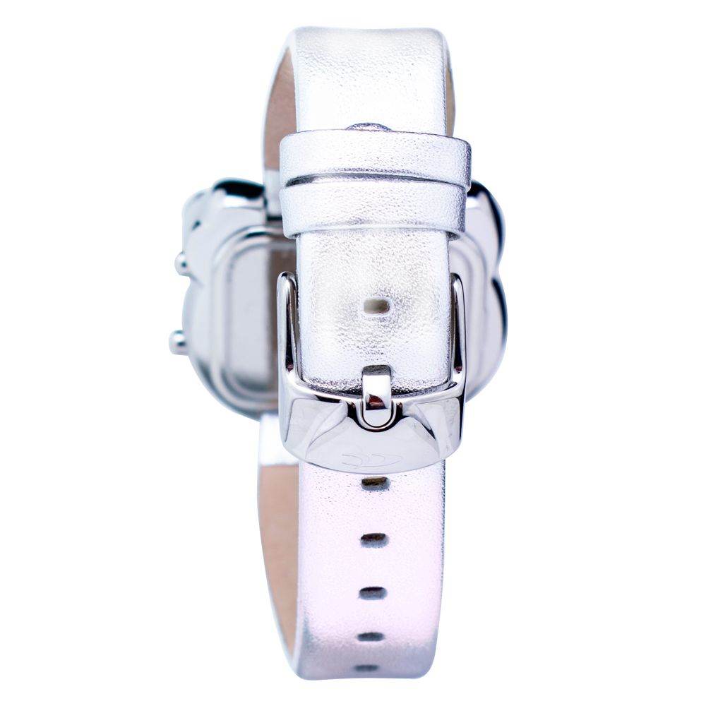 Chronotech Silver Leather Watch - Hilstor