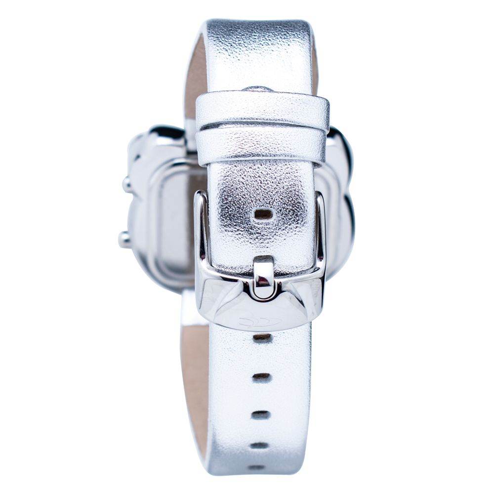 Chronotech Silver Leather Watch - Hilstor