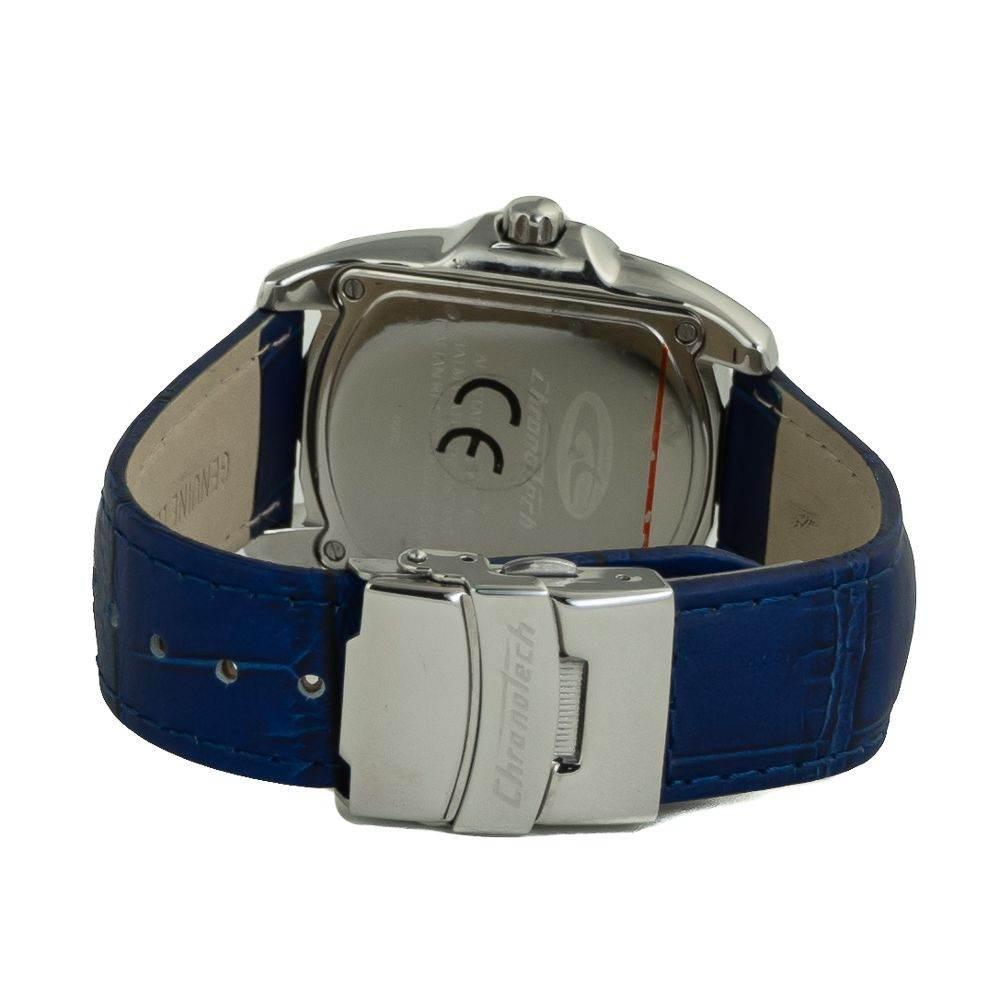 Chronotech Blue Leather Watch - Hilstor