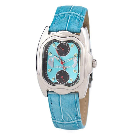 Chronotech Blue Leather Watch - Hilstor