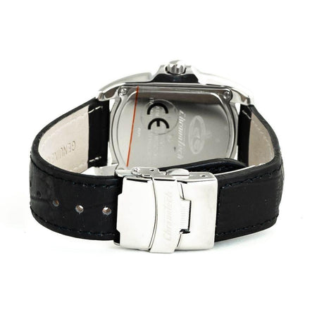 Chronotech Black Leather Watch - Hilstor