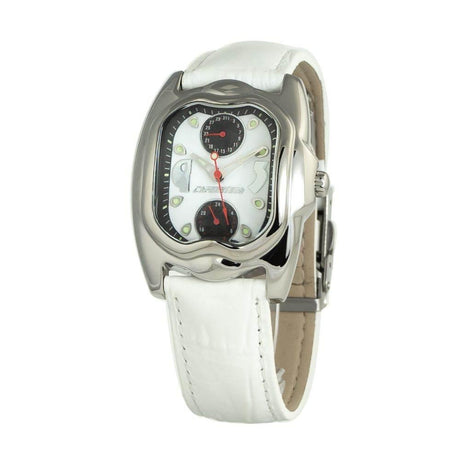 Chronotech White Leather Watch - Hilstor