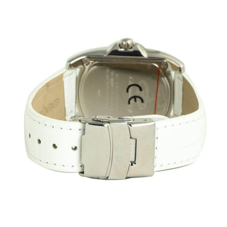 Chronotech White Leather Watch - Hilstor