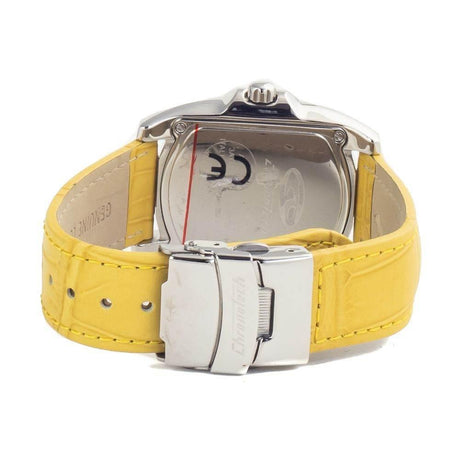 Chronotech Yellow Leather Watch - Hilstor