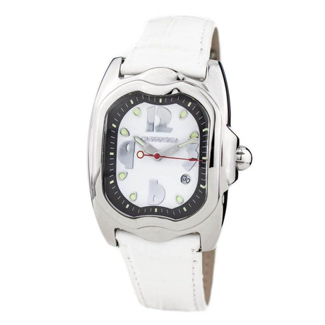 Chronotech White Leather Watch - Hilstor