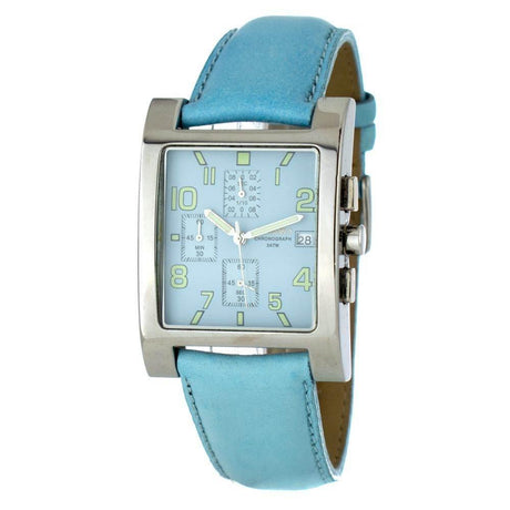 Chronotech Blue Leather Watch - Hilstor