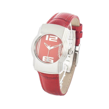 Chronotech Red Leather Watch - Hilstor