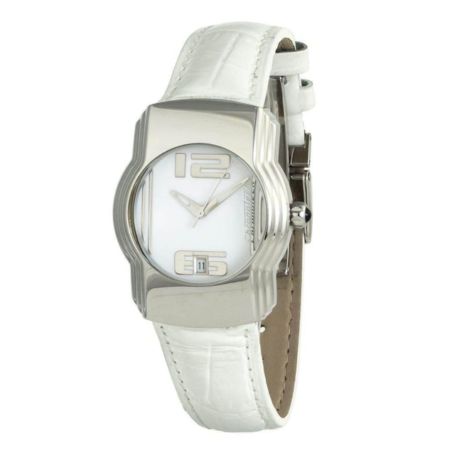 Chronotech White Leather Watch - Hilstor
