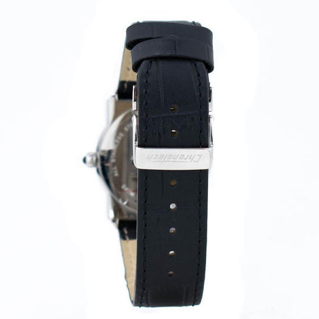 Chronotech Black Leather Watch - Hilstor