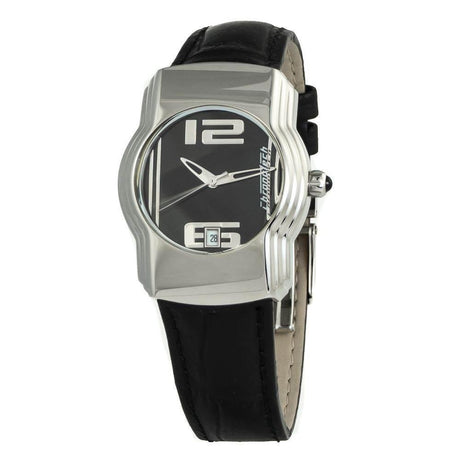 Chronotech Black Leather Watch - Hilstor