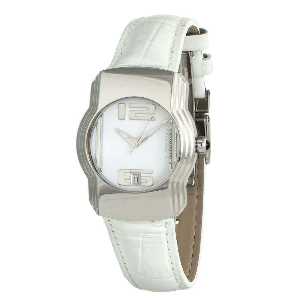 Chronotech White Leather Watch - Hilstor