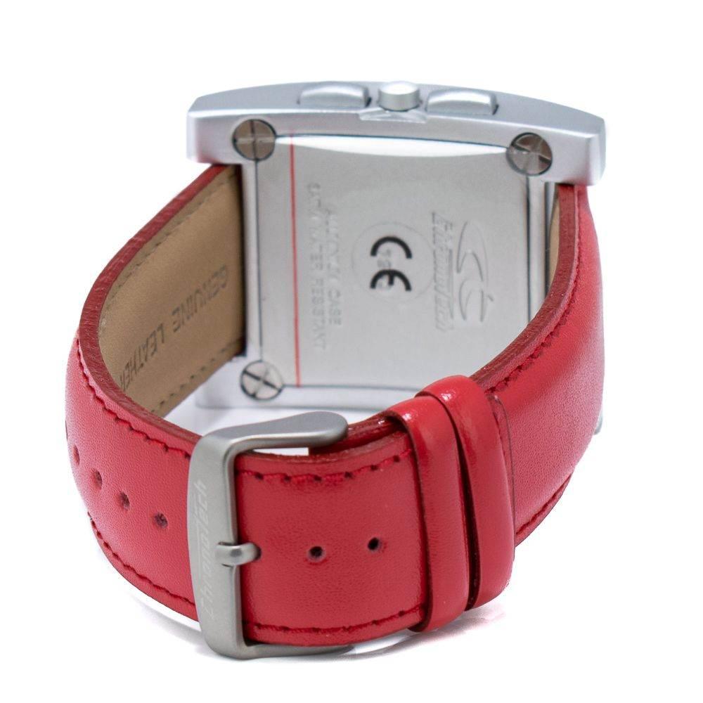 Chronotech Red Leather Watch - Hilstor