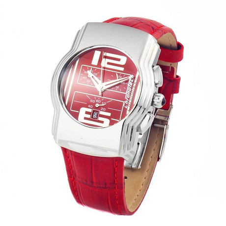 Chronotech Red Leather Watch - Hilstor
