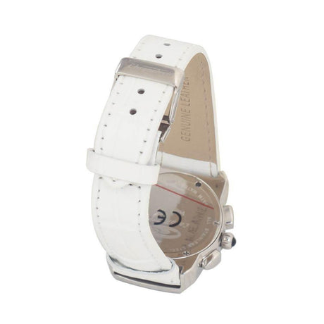 Chronotech White Leather Watch - Hilstor