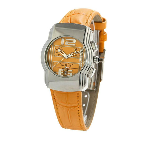 Chronotech Orange Leather Watch - Hilstor