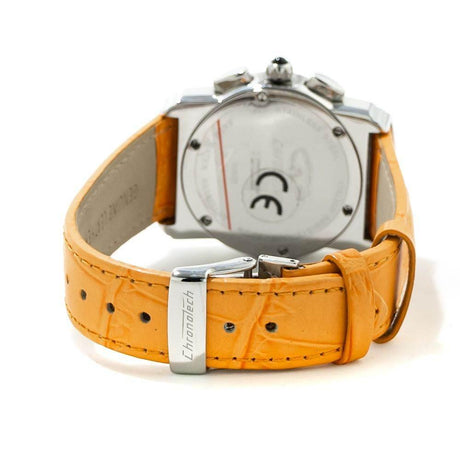 Chronotech Orange Leather Watch - Hilstor