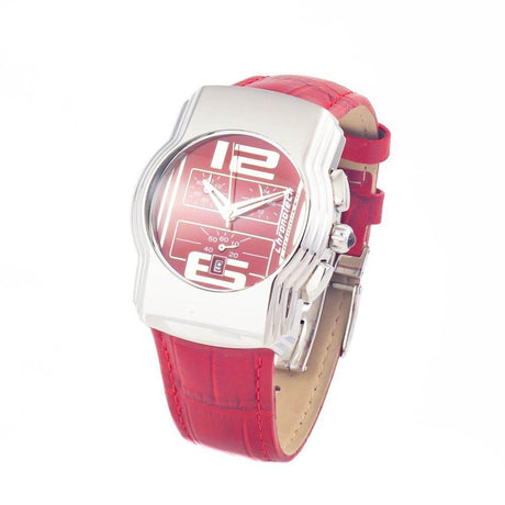 Chronotech Red Leather Watch - Hilstor