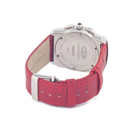 Chronotech Red Leather Watch - Hilstor