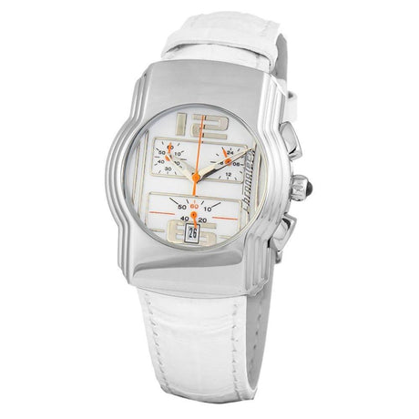 Chronotech White Leather Watch - Hilstor