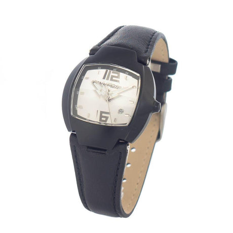 Chronotech Black Leather Watch - Hilstor