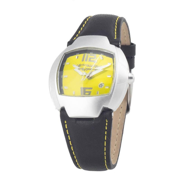Chronotech Black Leather Watch - Hilstor