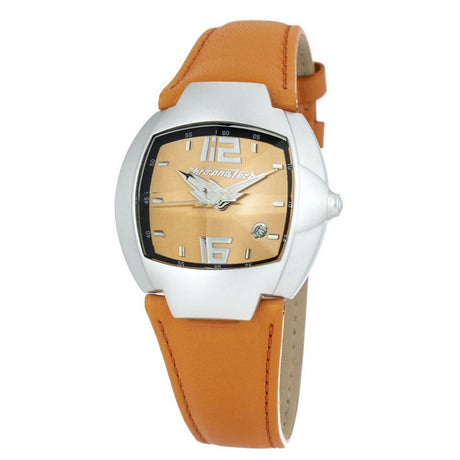 Chronotech Orange Leather Watch - Hilstor