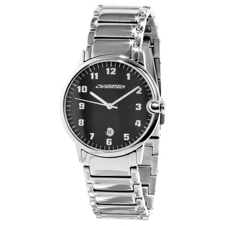 Chronotech Silver Steel Watch - Hilstor