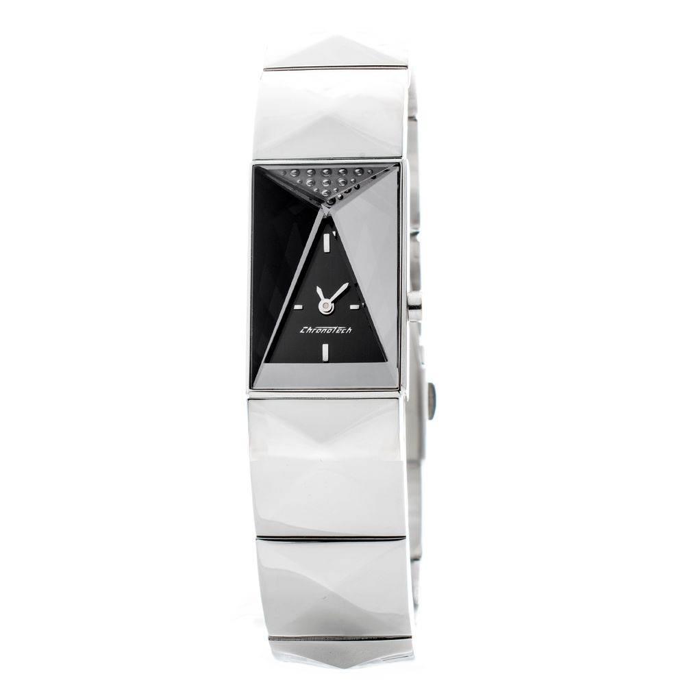 Chronotech Silver Steel Watch - Hilstor