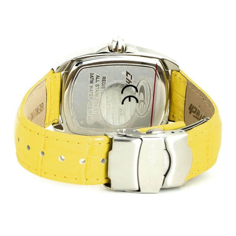 Chronotech Yellow Leather Watch - Hilstor