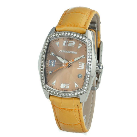 Chronotech Orange Leather Watch - Hilstor