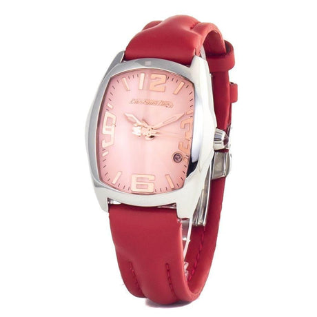 Chronotech Red Leather Watch - Hilstor